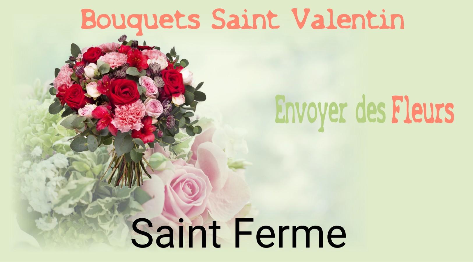 Roses de Saint-Valentin livrées à Saint-Ferme